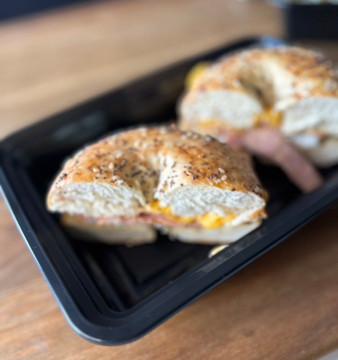 Everything Breakfast bagel