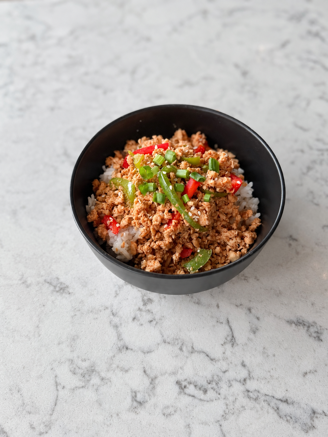 Korean Ground chicken stir Fry