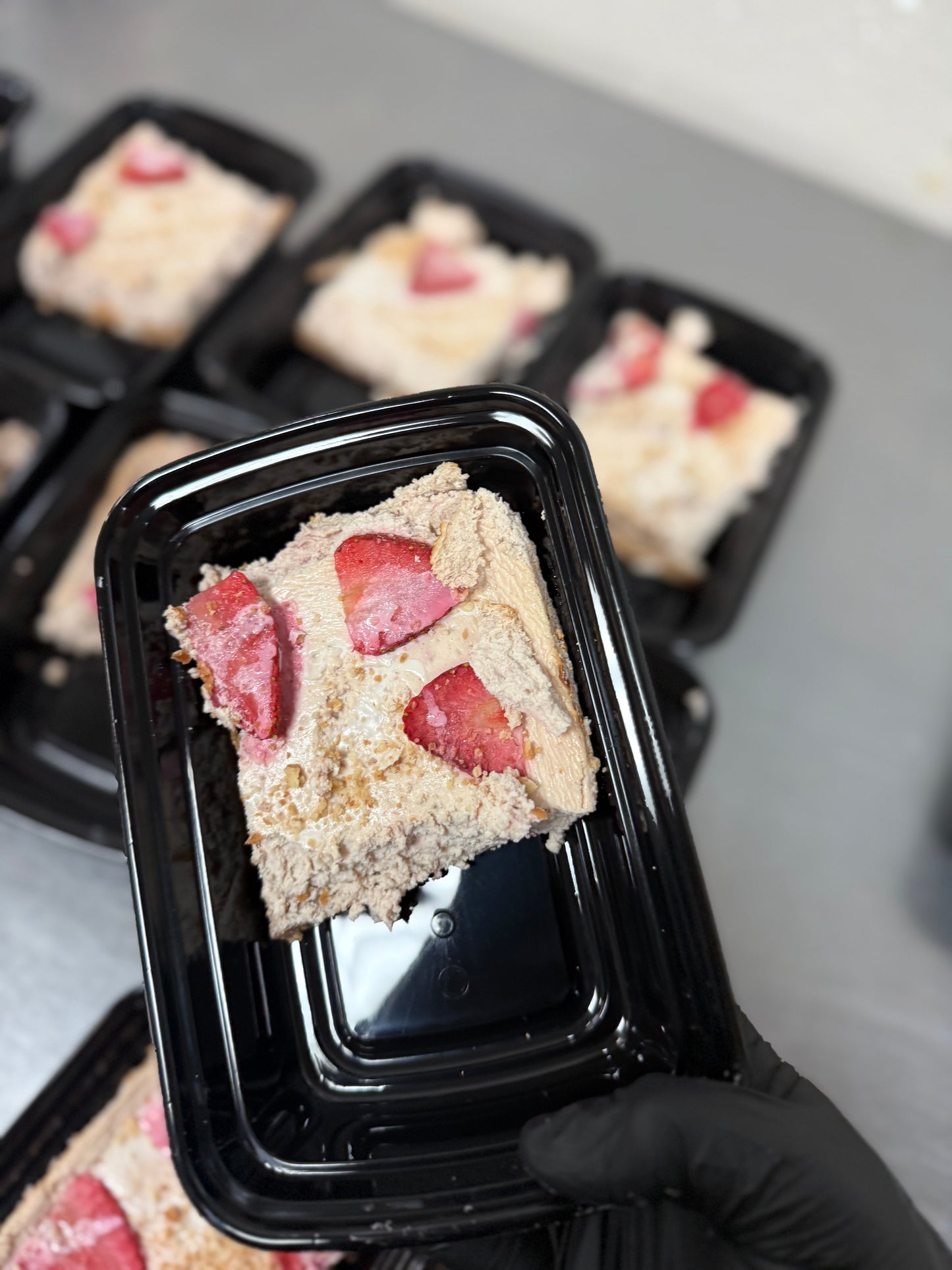 Strawberry Protein Cheesecake