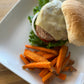 Hand crafted turkey burgers