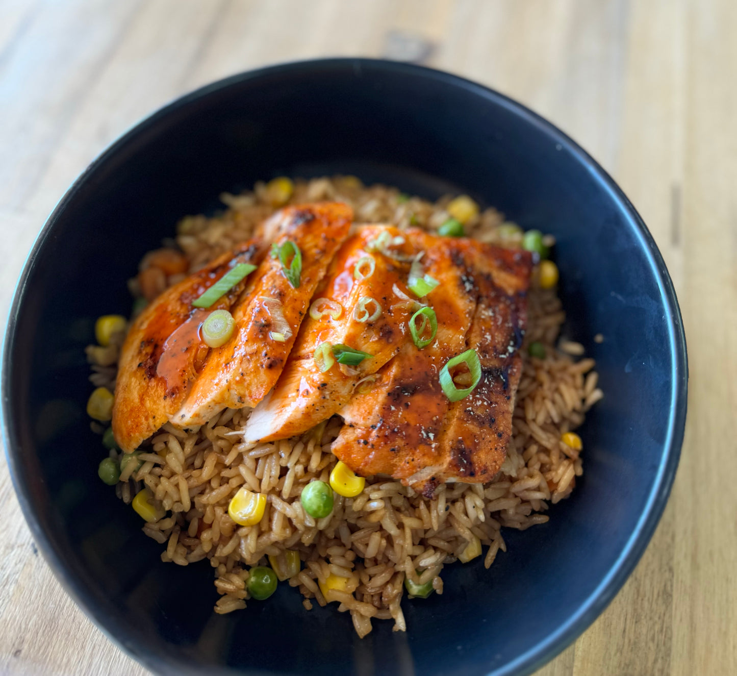 Honey Sriracha Chicken & fried rice