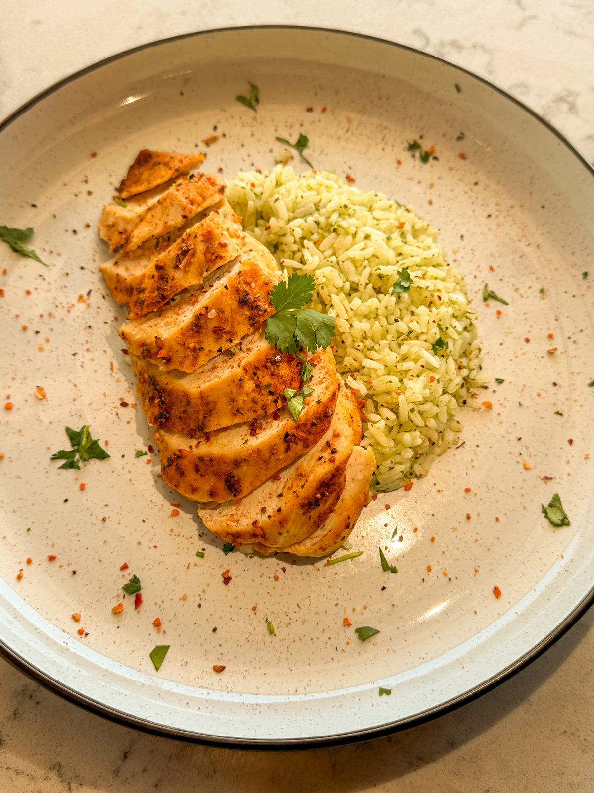 Chipotle Chicken & Cilantro rice