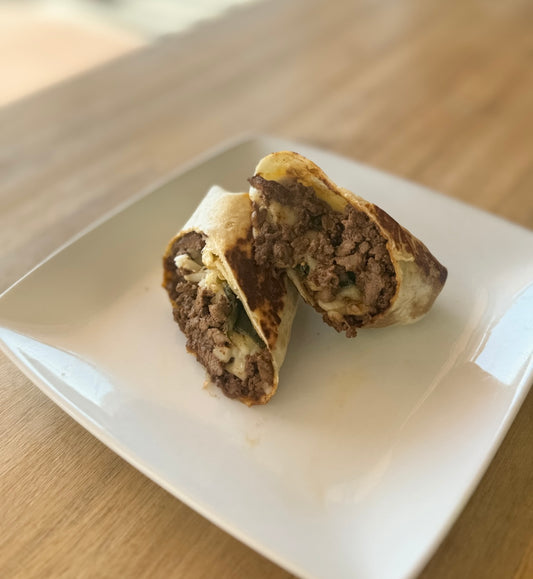 Carne Picada Poblano Burrito