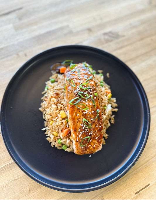 Terryaki salmon & Fried rice