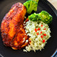 Tilapia Vindaloo & cilantro lime rice