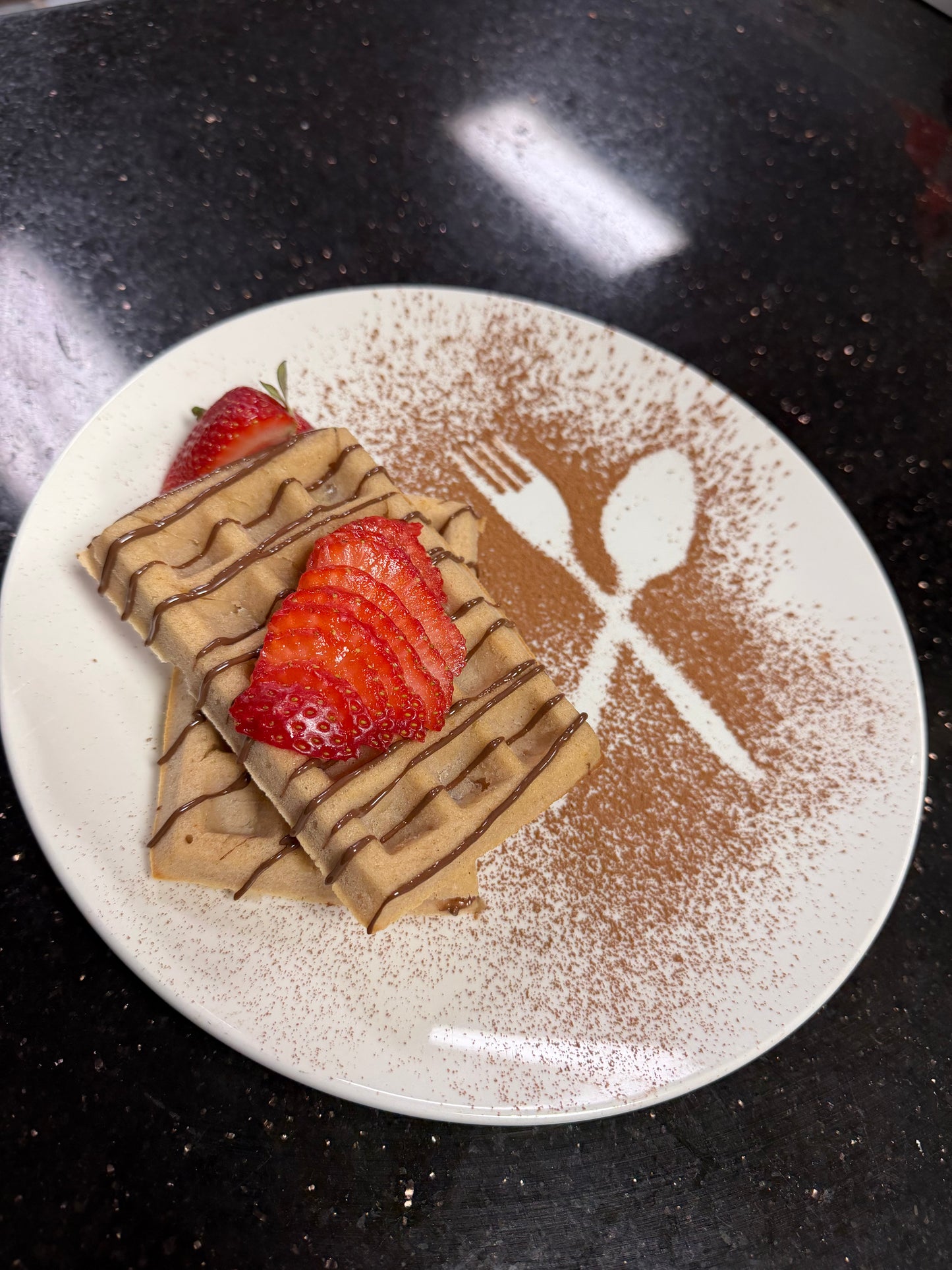 Nutella Protein Waffles