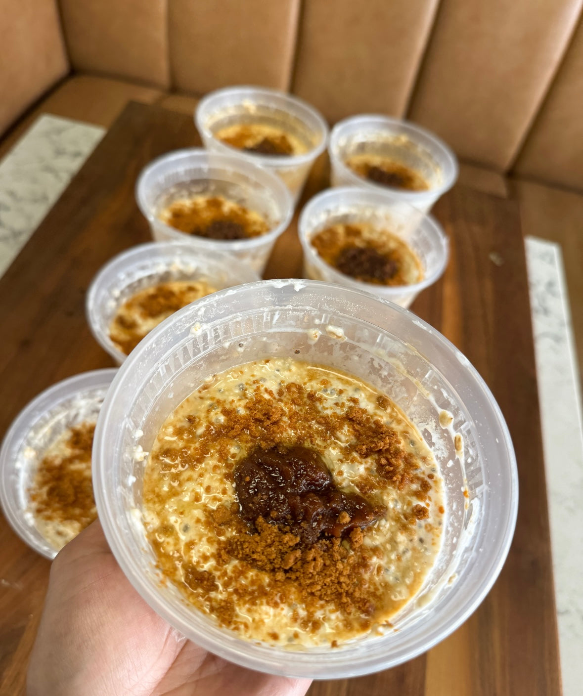 Bischoff Cookie butter Overnight Oats