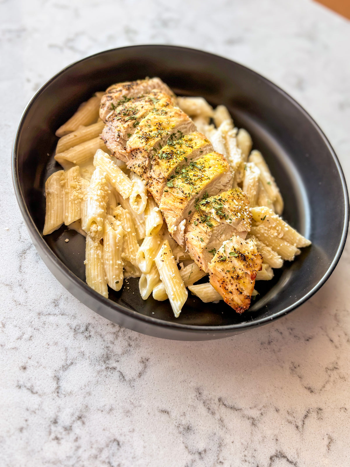 Lemon Chicken Parm Pasta