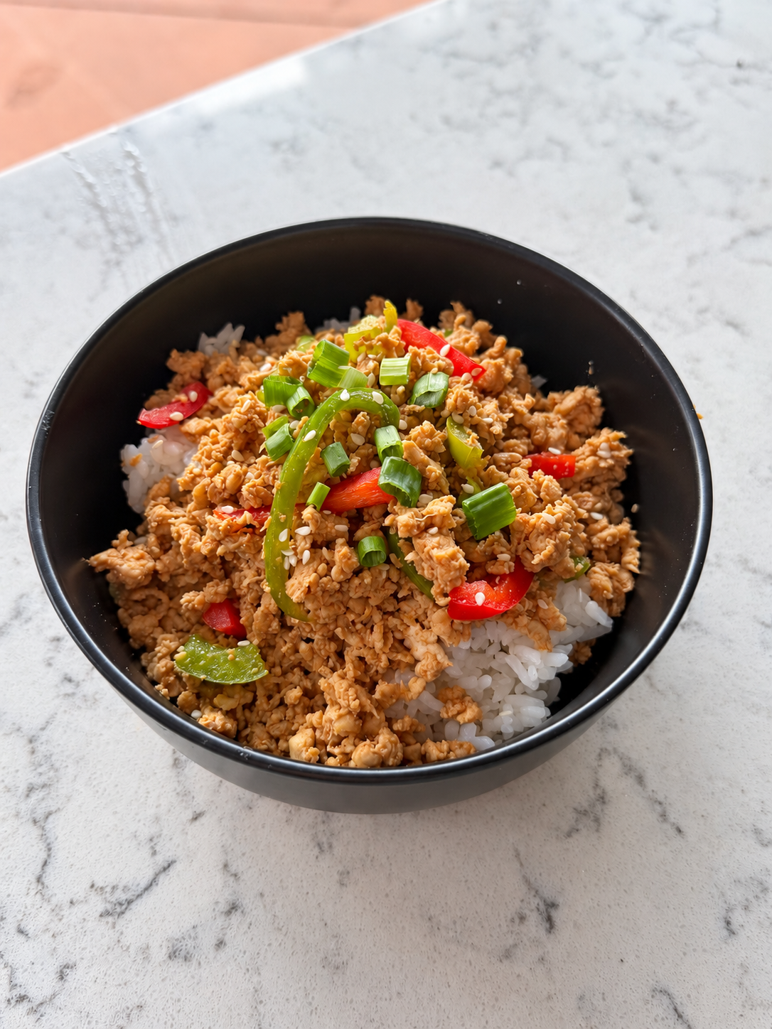 Korean Ground chicken stir Fry
