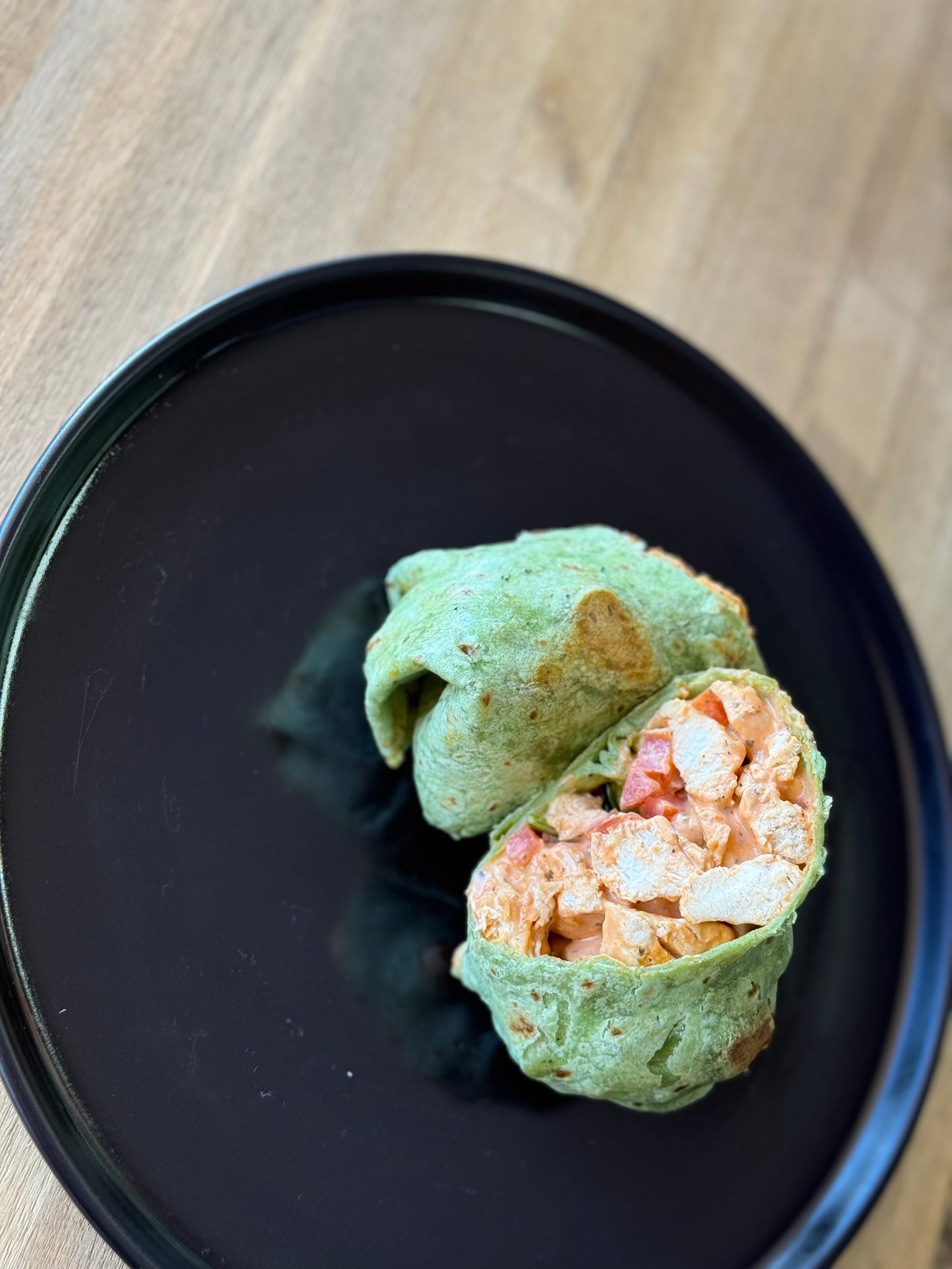 Buffalo-Parm Chicken Wrap