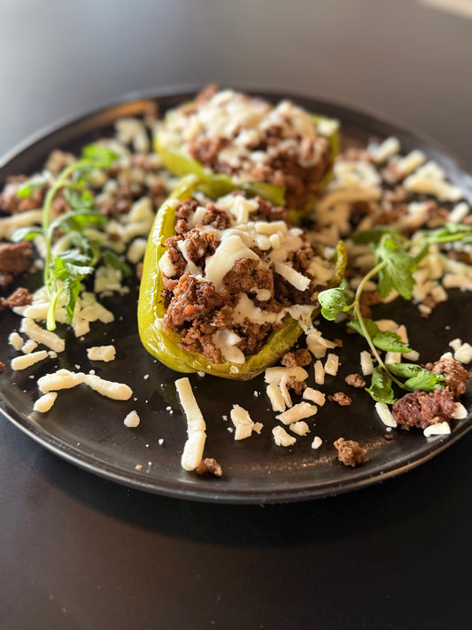 Stuffed Lean Beef Pepper