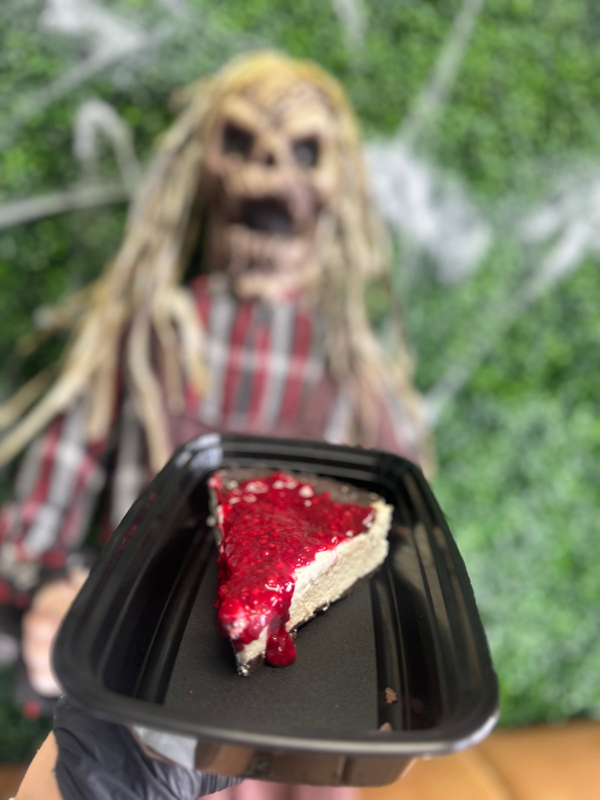 Raspberry Oreo Cheesecake
