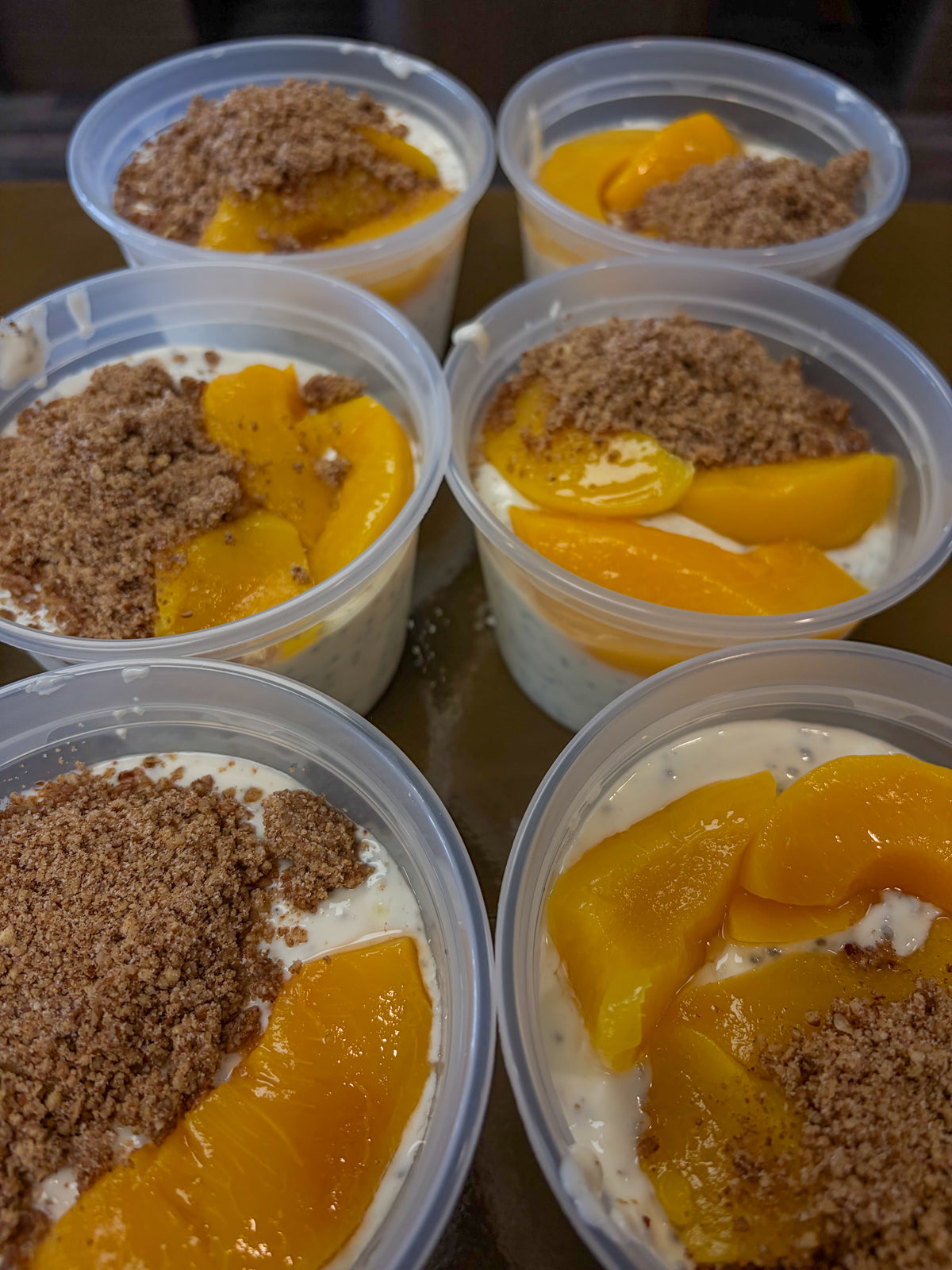 Peach Chia Crumble