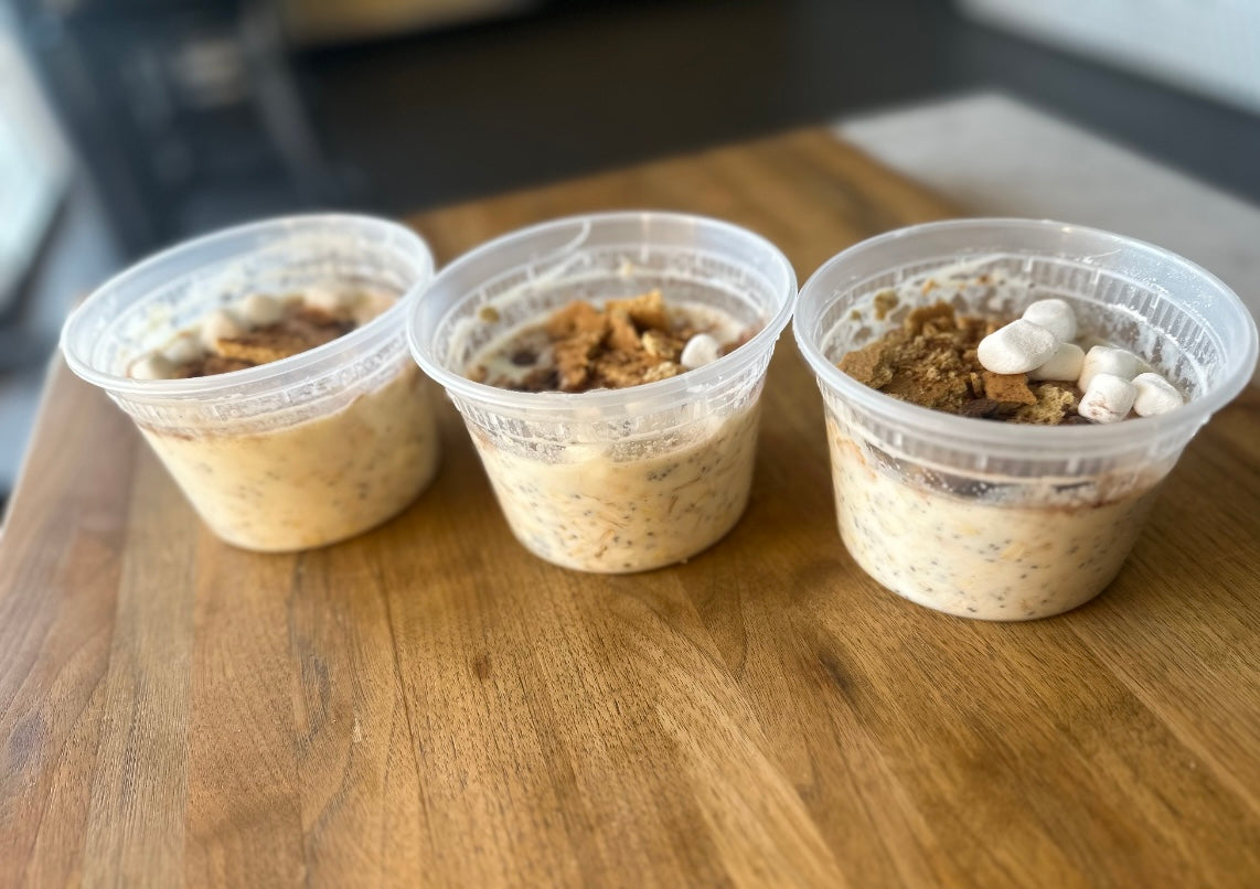 S’mores overnight oats