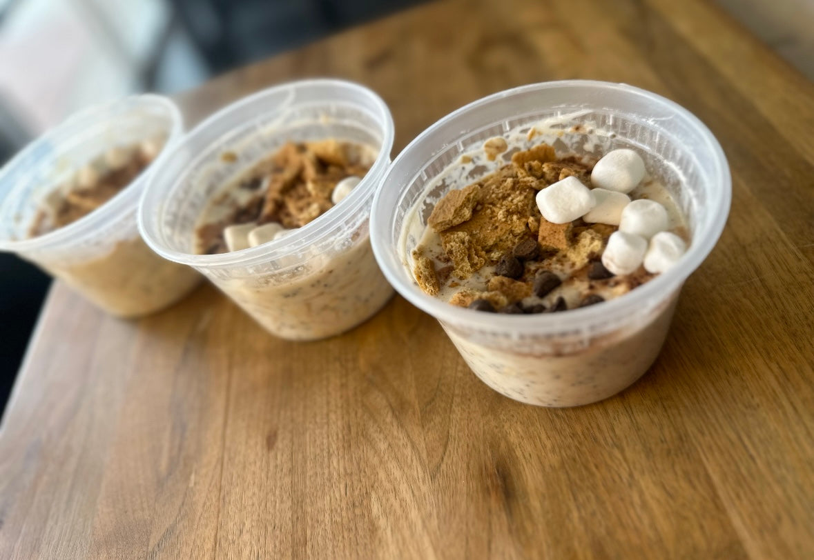 S’mores overnight oats