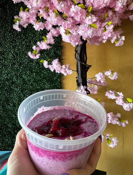 Dragon fruit Chia Pudding
