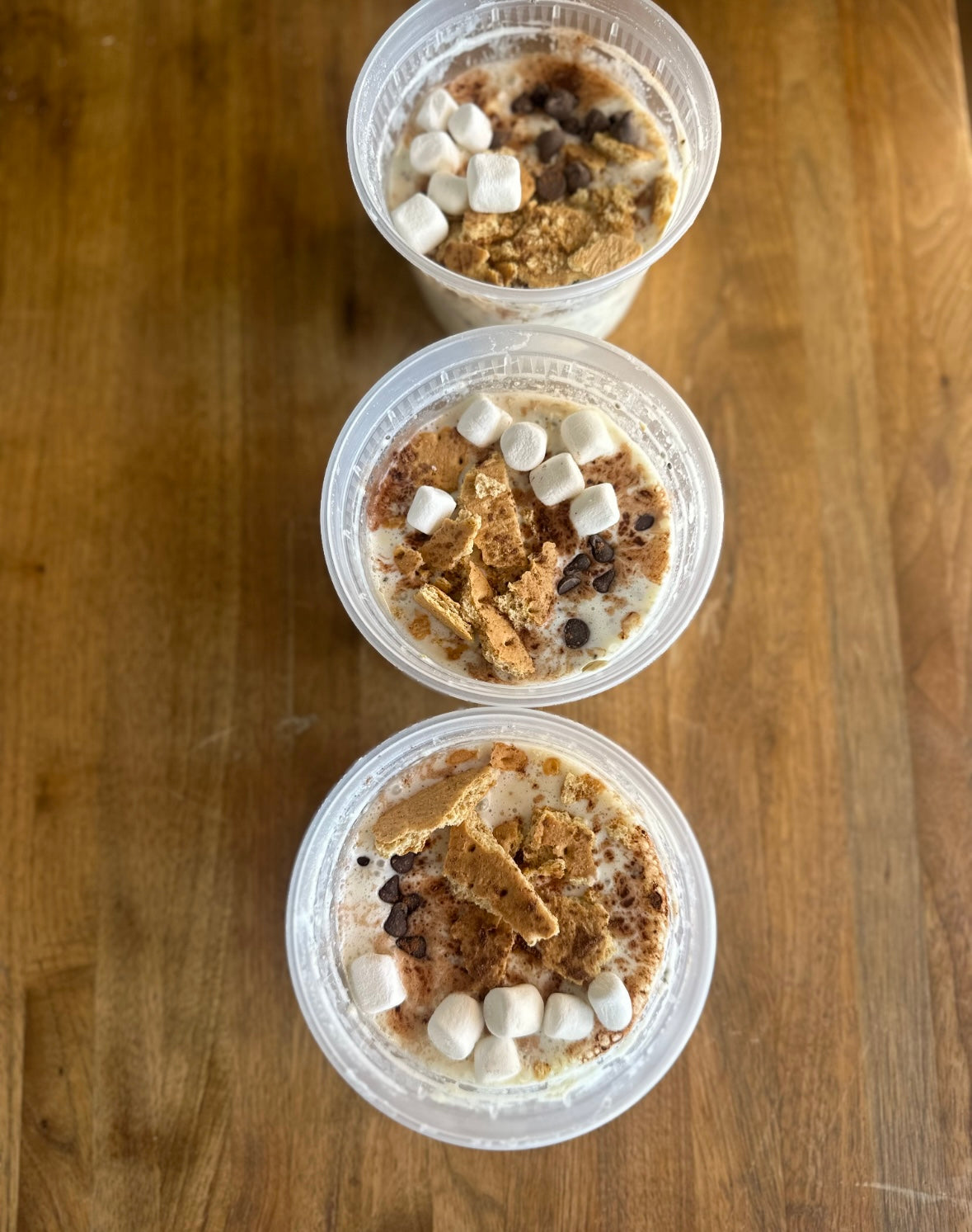 S’mores overnight oats