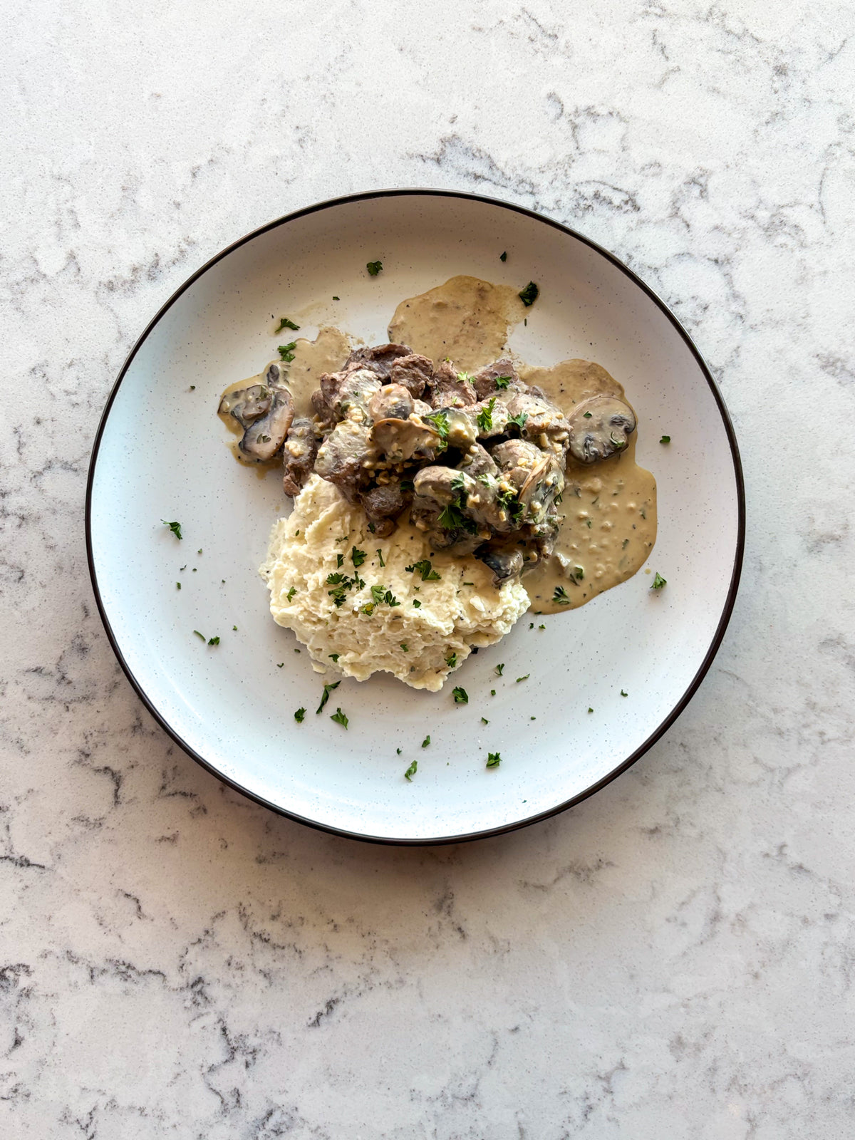 Creamy Peppercorn Steak