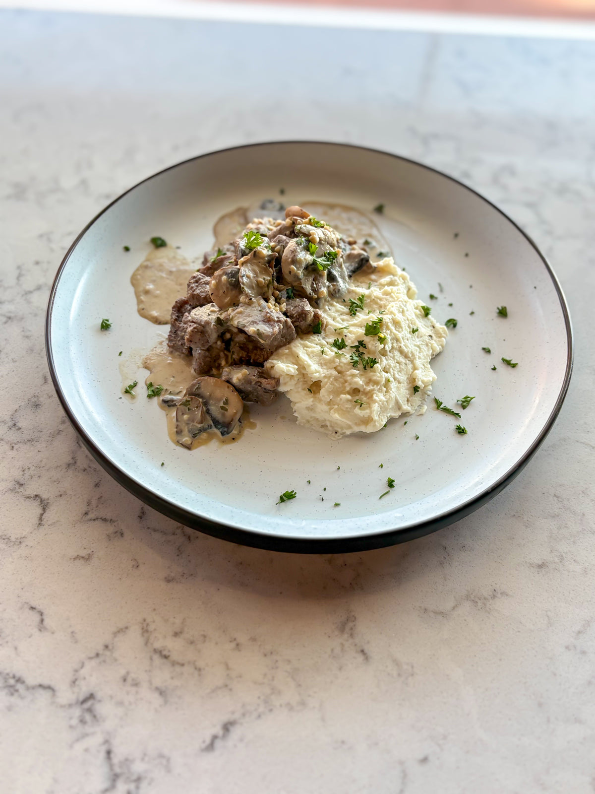Creamy Peppercorn Steak
