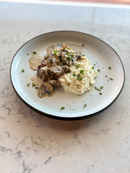Creamy Peppercorn Steak