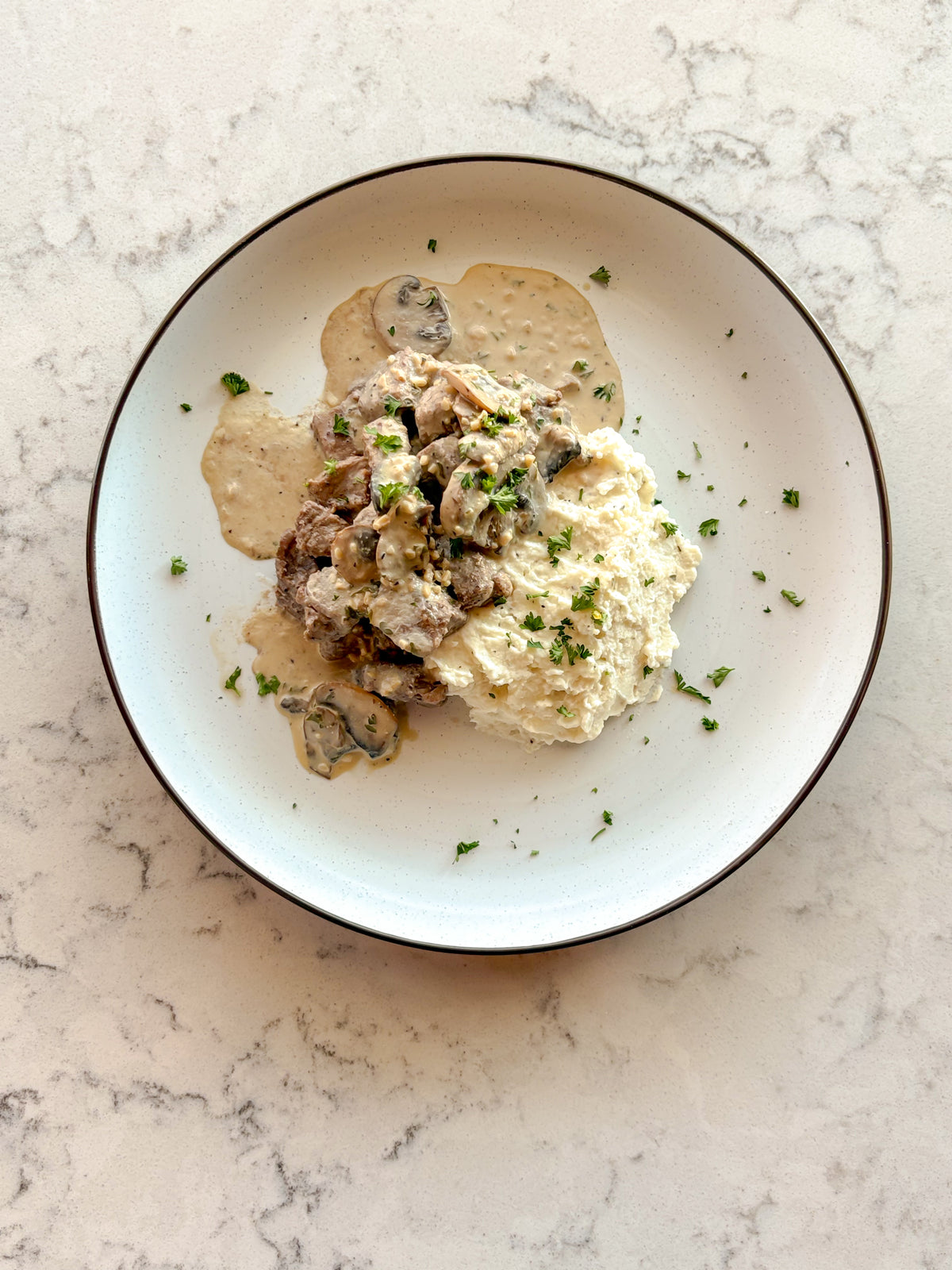 Creamy Peppercorn Steak