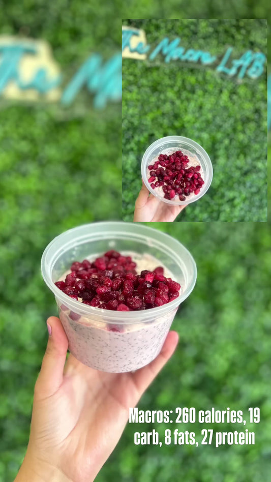 Pomegranate chia pudding